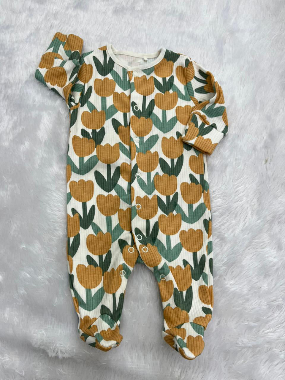 YELLOW TULIP ROMPER