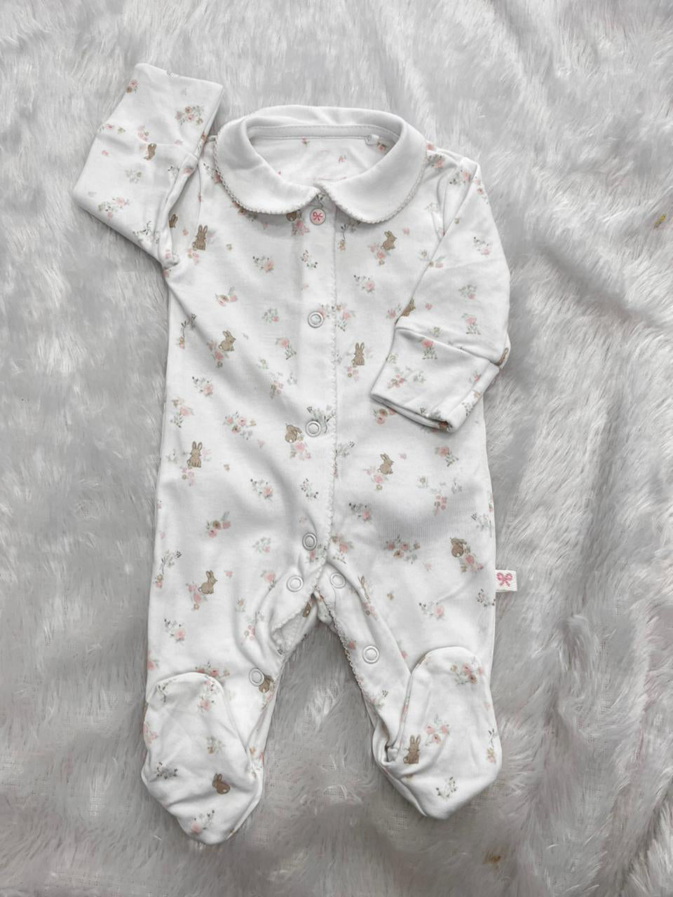 CUTE BUNNY COLLAR ROMPER