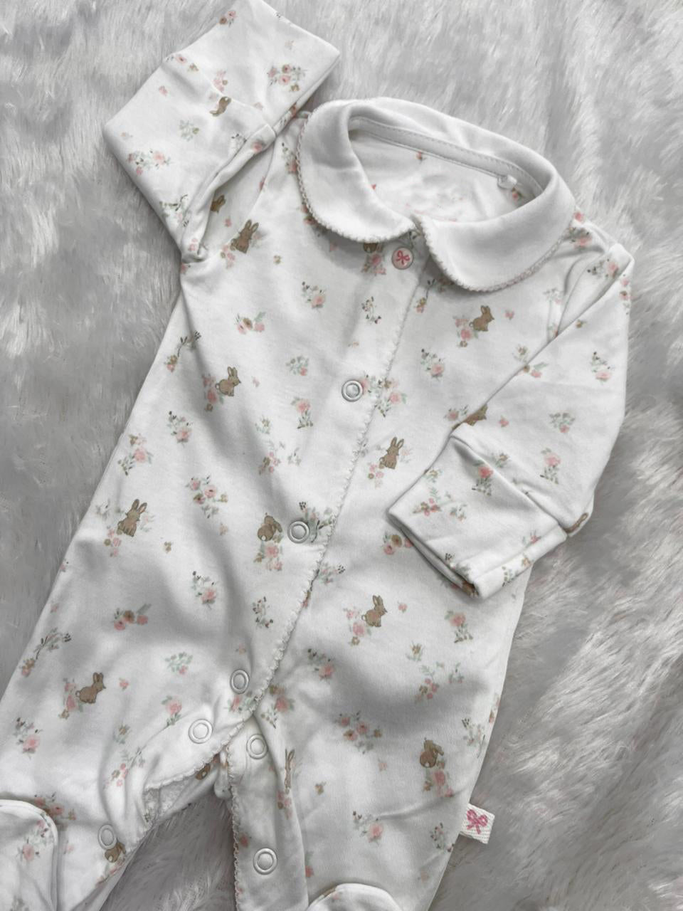 CUTE BUNNY COLLAR ROMPER