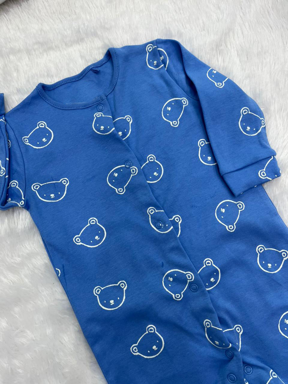 BLUE TEDDY ROMPER
