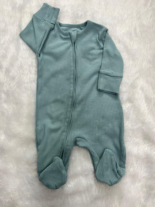 BABY RIBBED ROMPER