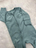 BABY RIBBED ROMPER