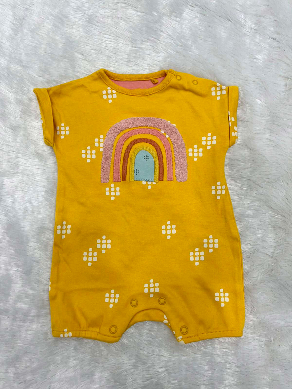 CUTE RAINBOW DUNGAREE