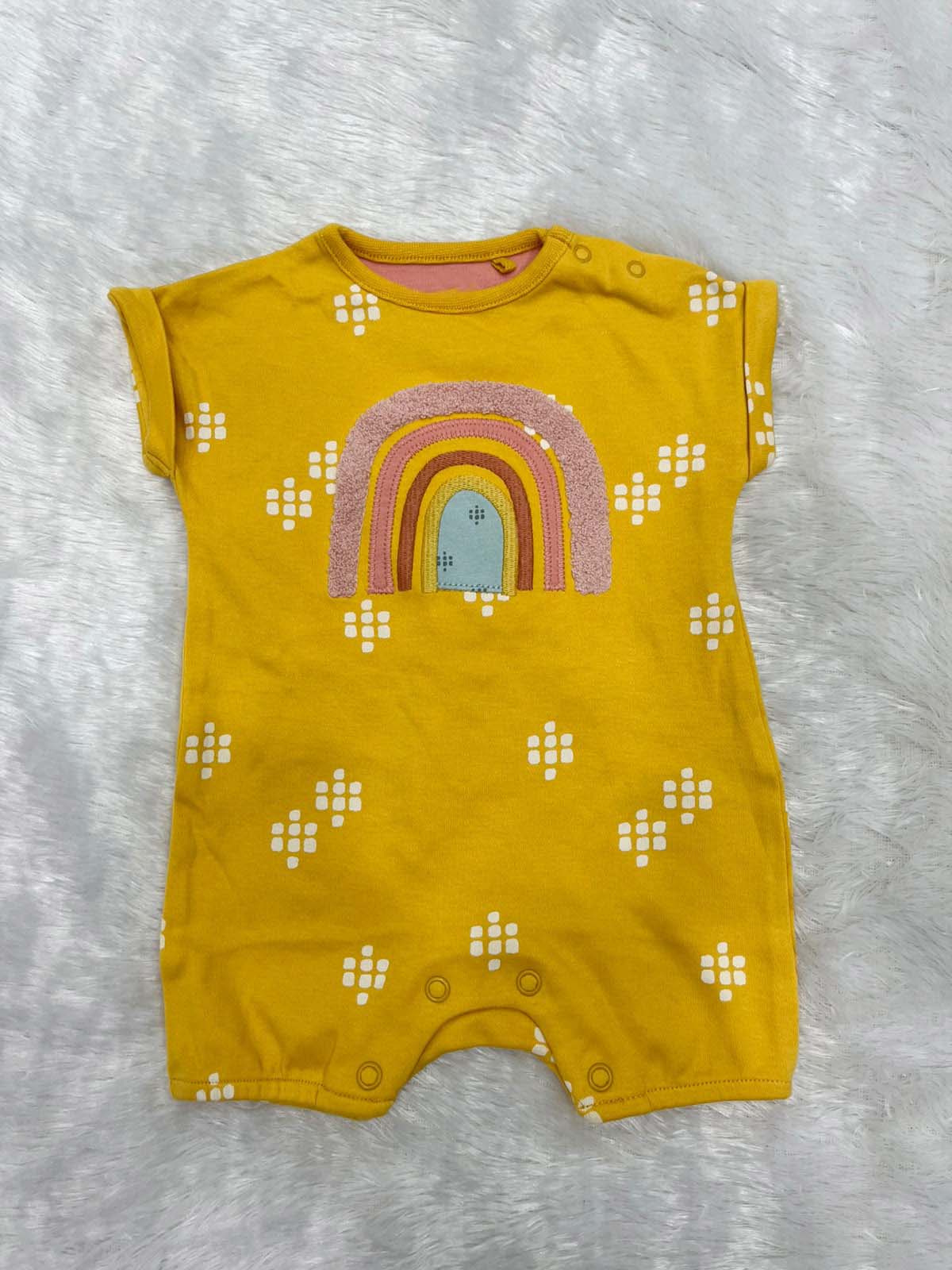 CUTE RAINBOW DUNGAREE