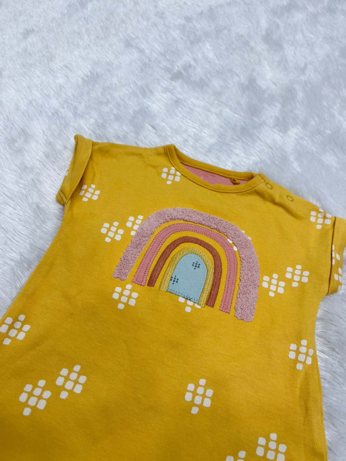 CUTE RAINBOW DUNGAREE