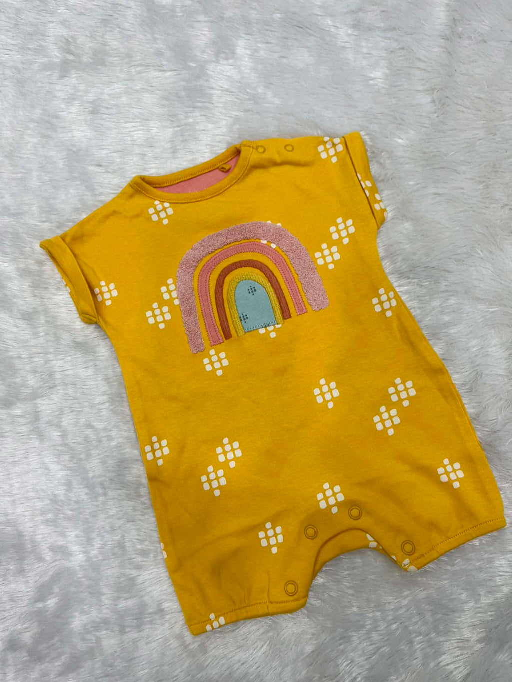 CUTE RAINBOW DUNGAREE