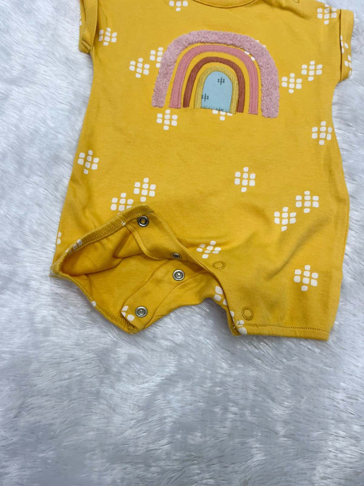 CUTE RAINBOW DUNGAREE