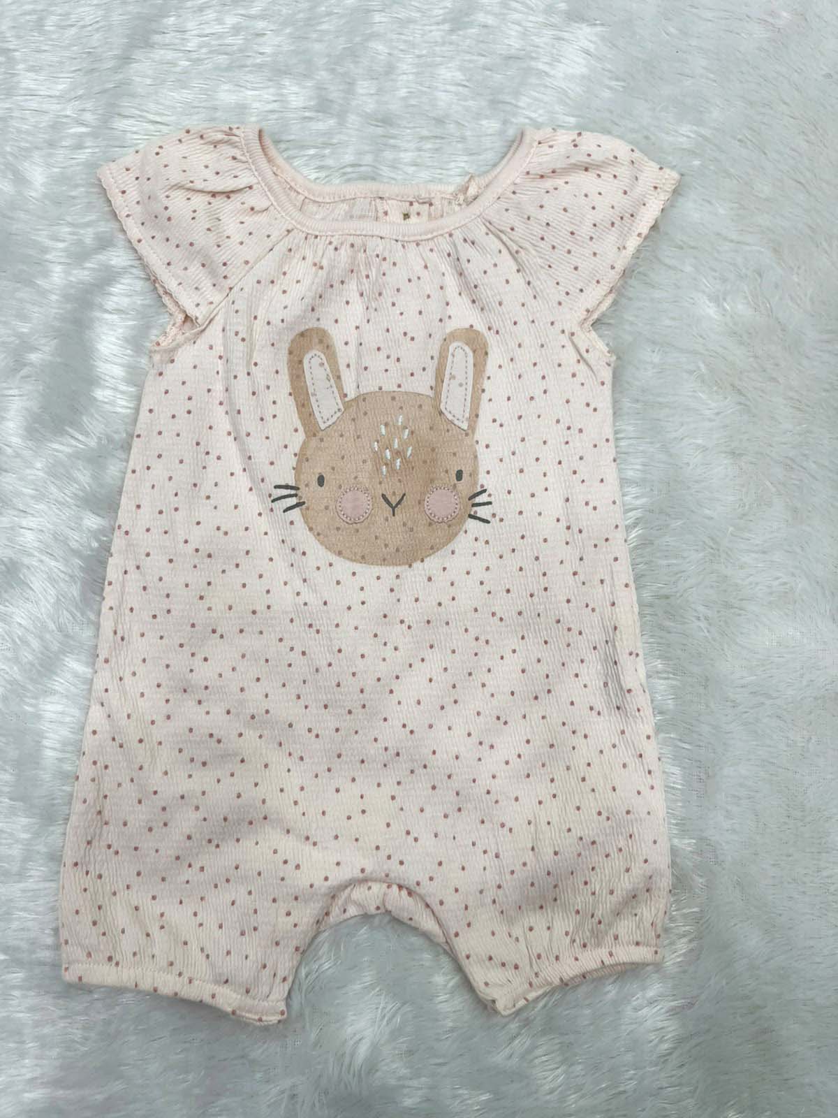 PINK BUNNY DUNGAREE