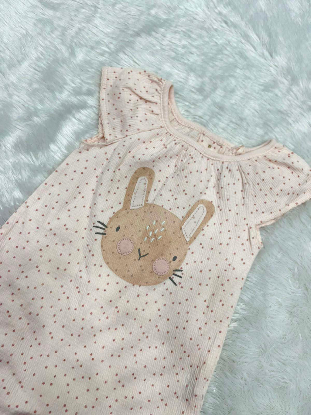 PINK BUNNY DUNGAREE