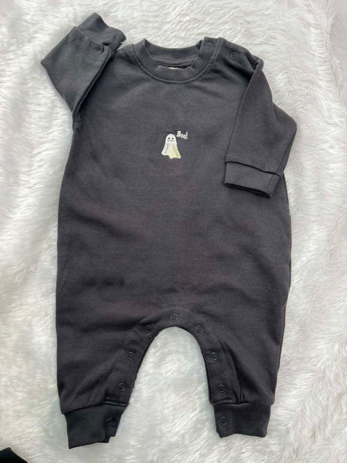 BLACK LOOPNET ROMPER