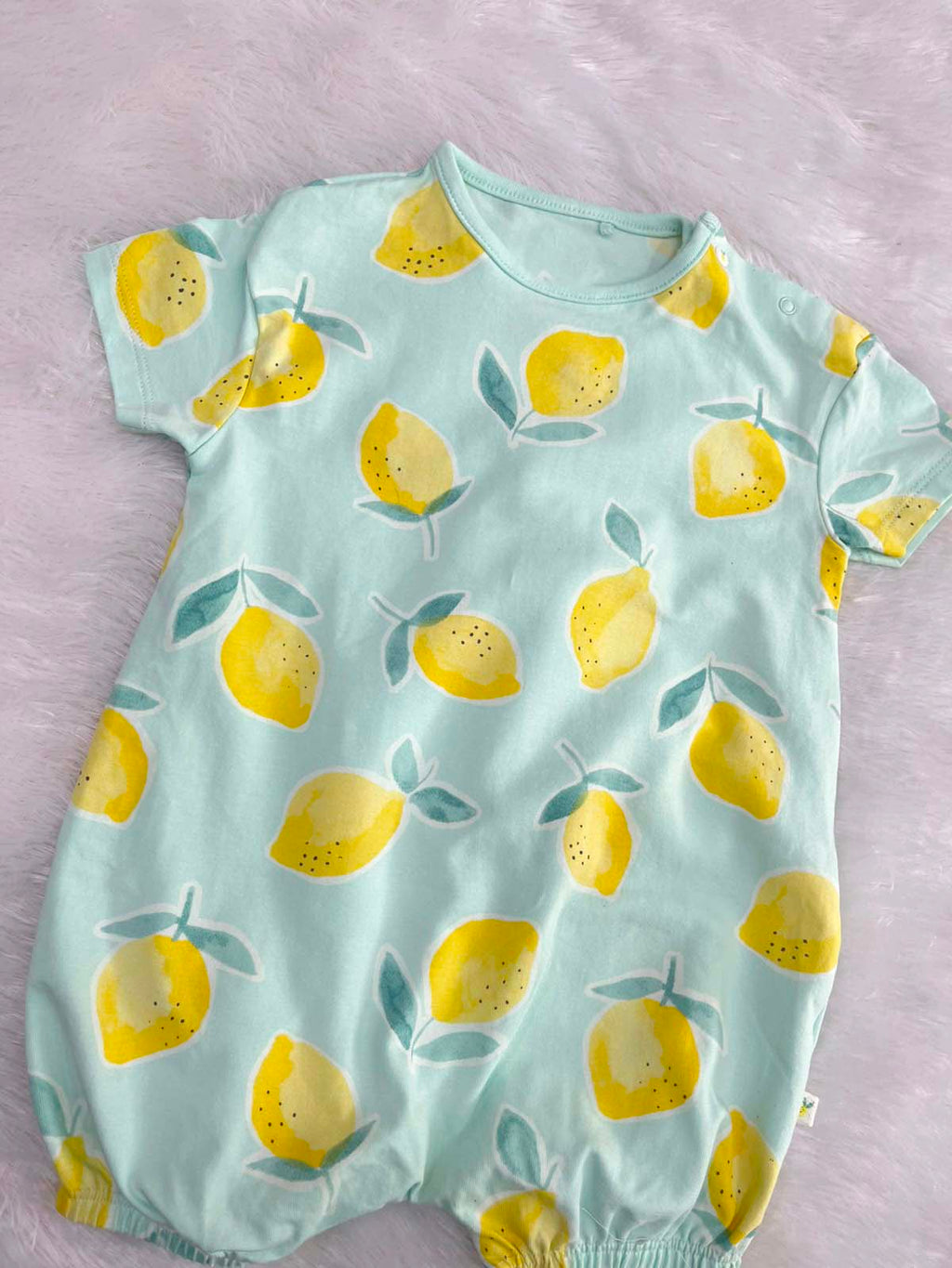 TANGY LEMON-HALF JUMPSUIT