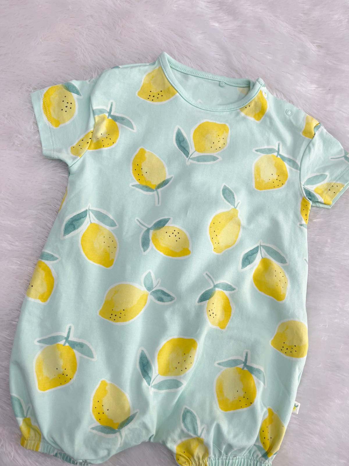 TANGY LEMON-HALF JUMPSUIT
