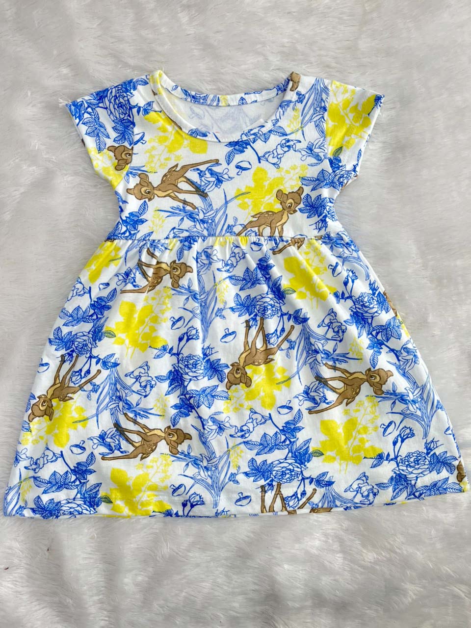BLUE AND YELLOW FROCK