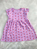 LAVENDER RIBBED FROCK
