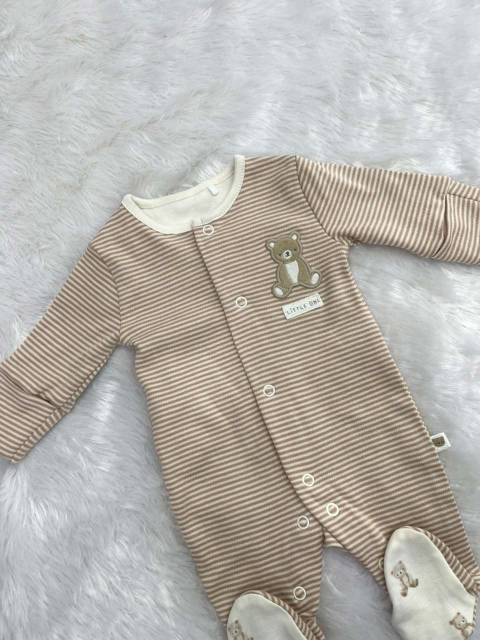 STRIPED LITTLE ONE ROMPER