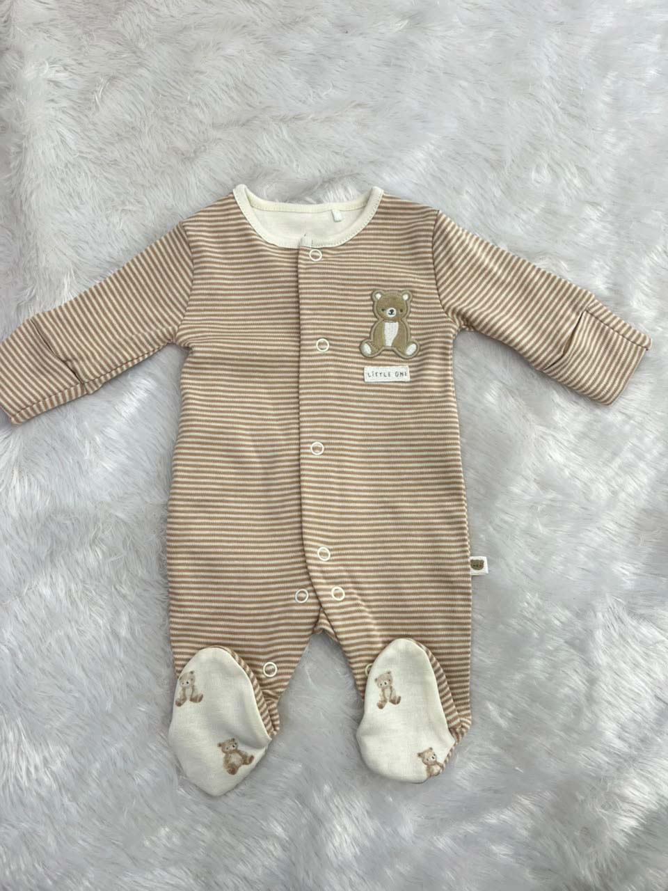 STRIPED LITTLE ONE ROMPER