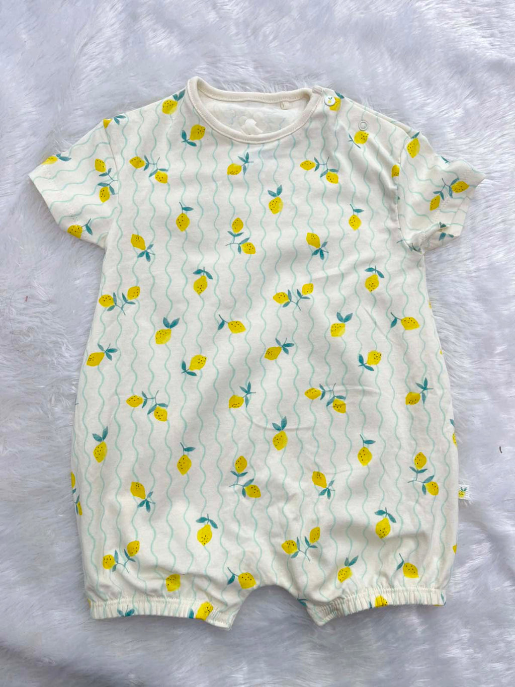 TANGY LEMON HALF JUMPSUIT