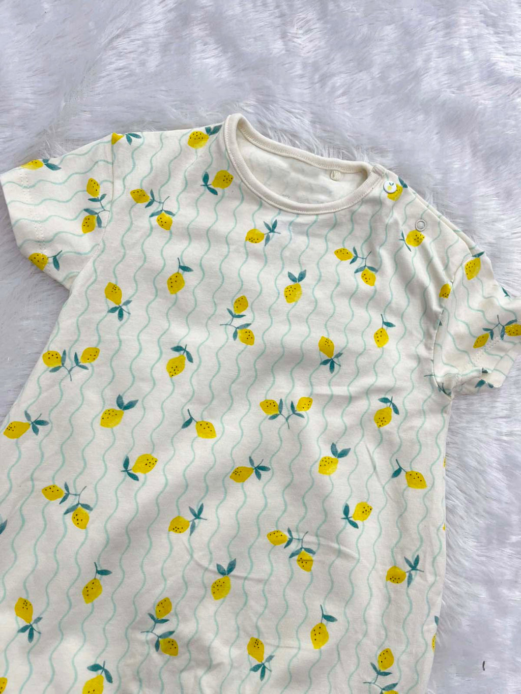 TANGY LEMON HALF JUMPSUIT