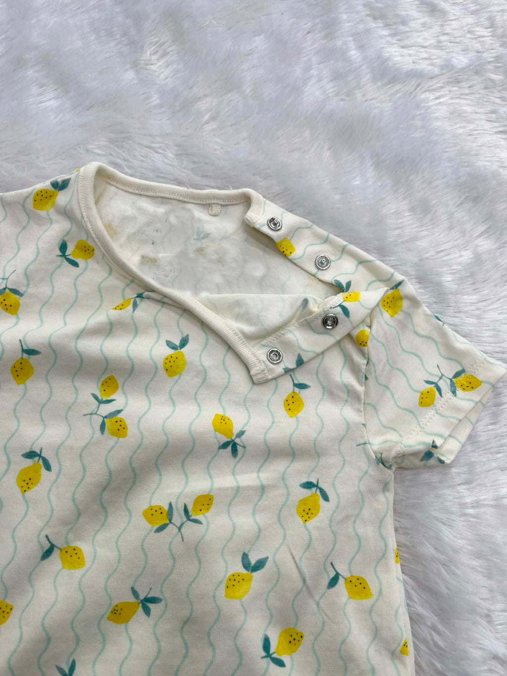 TANGY LEMON HALF JUMPSUIT