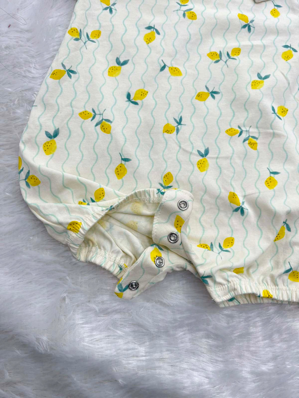 TANGY LEMON HALF JUMPSUIT