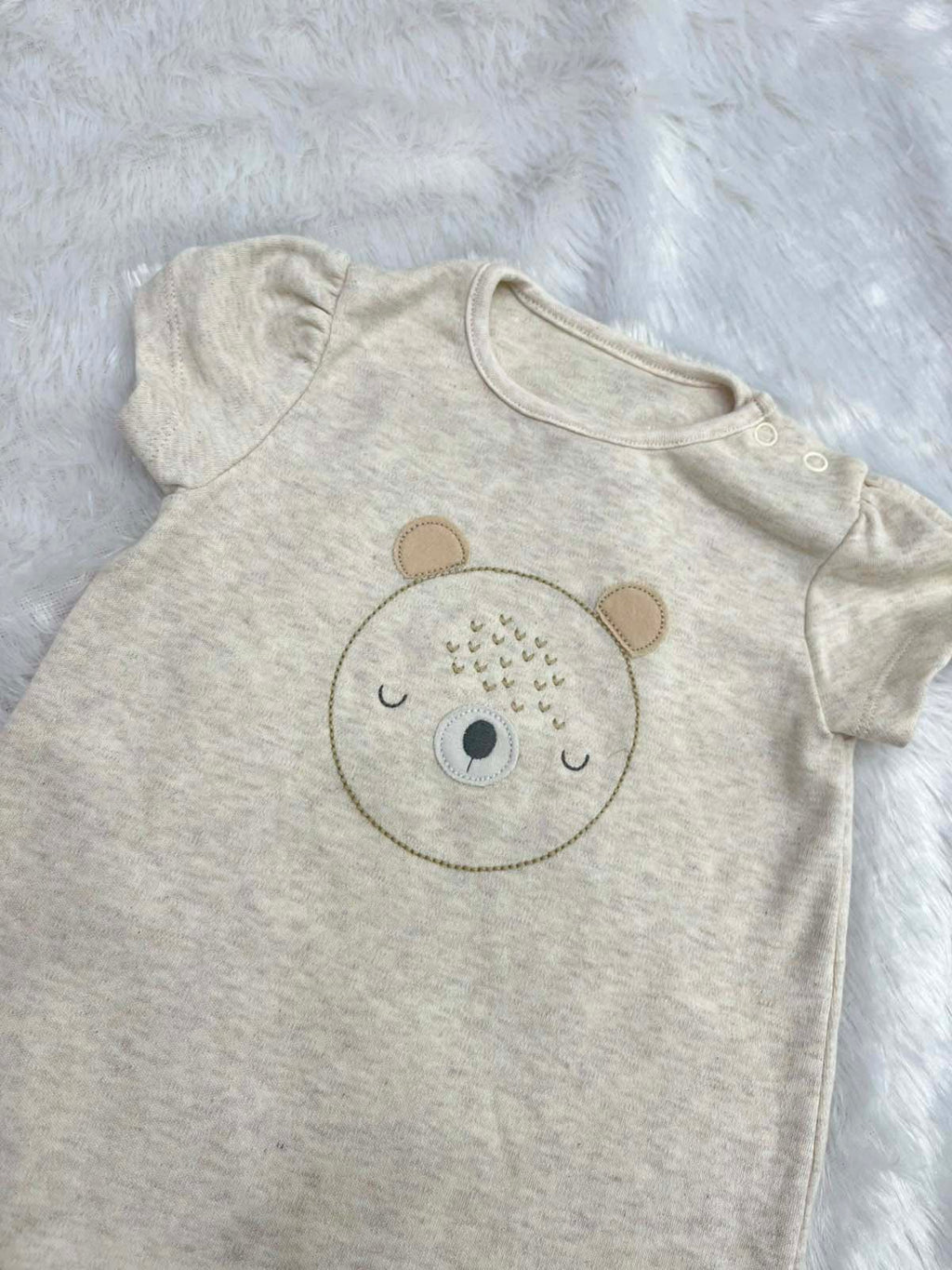 Cute teddy half romper