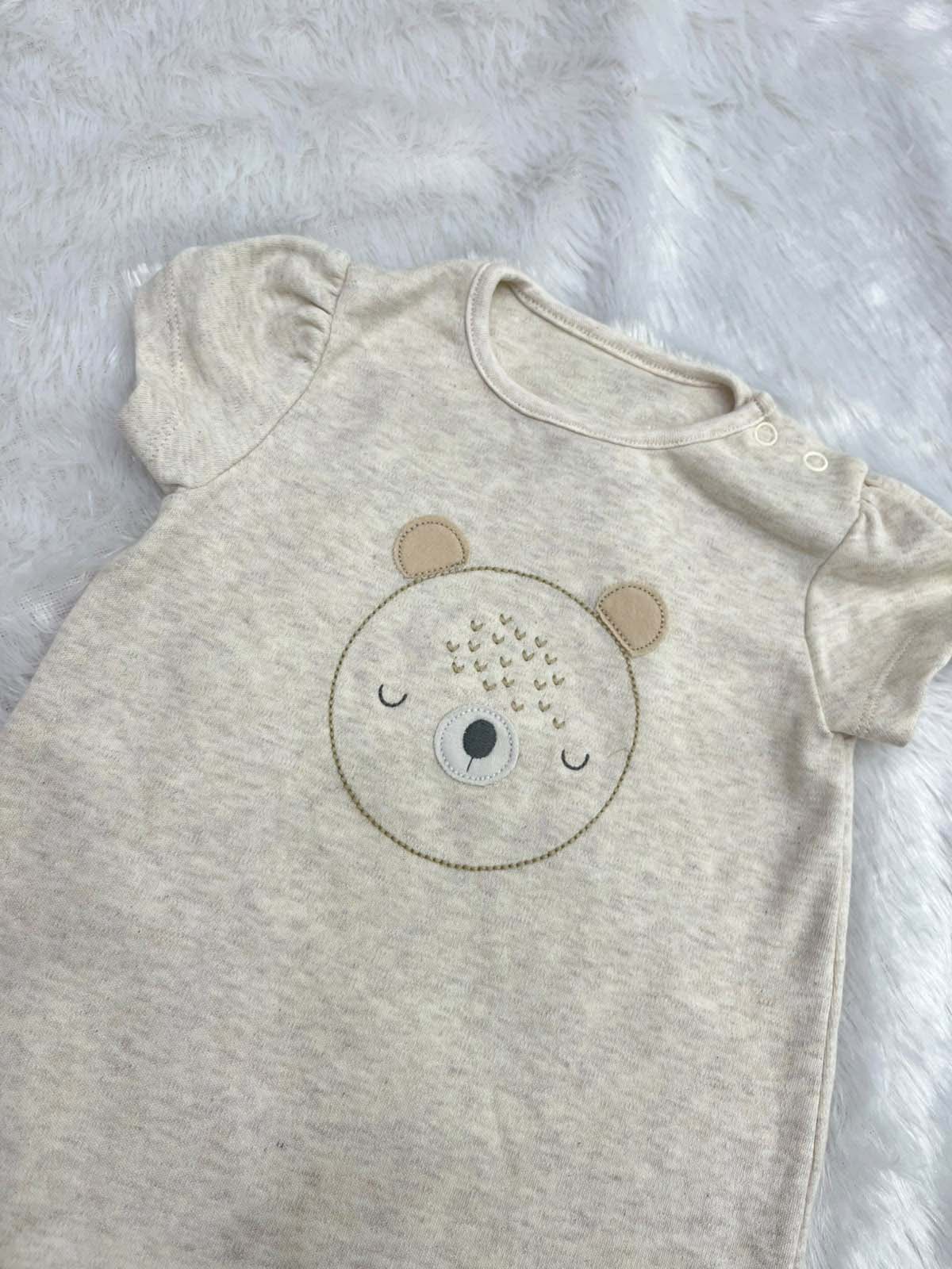 Cute teddy half romper