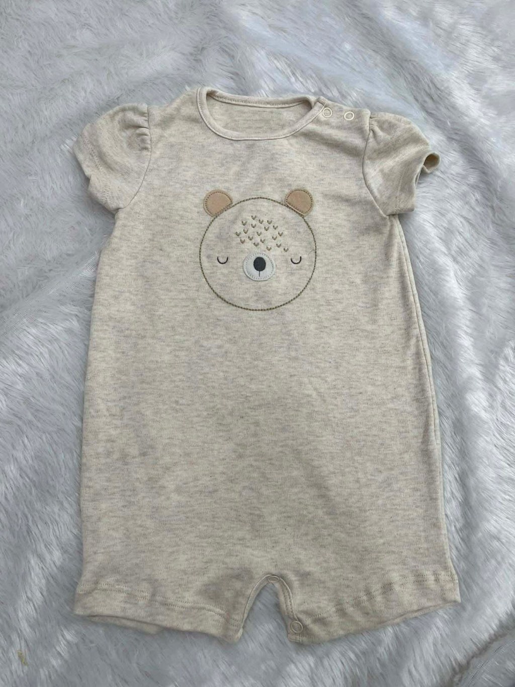 Cute teddy half romper