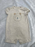 Cute teddy half romper