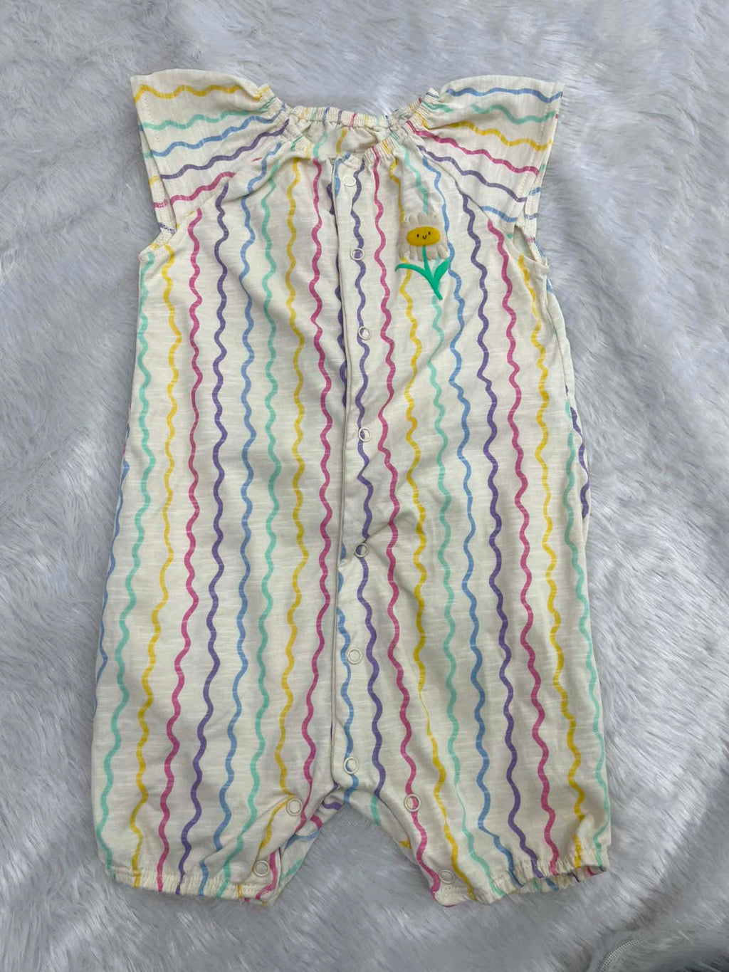 RAINBOW COLOURS HALF JUMPSUIT