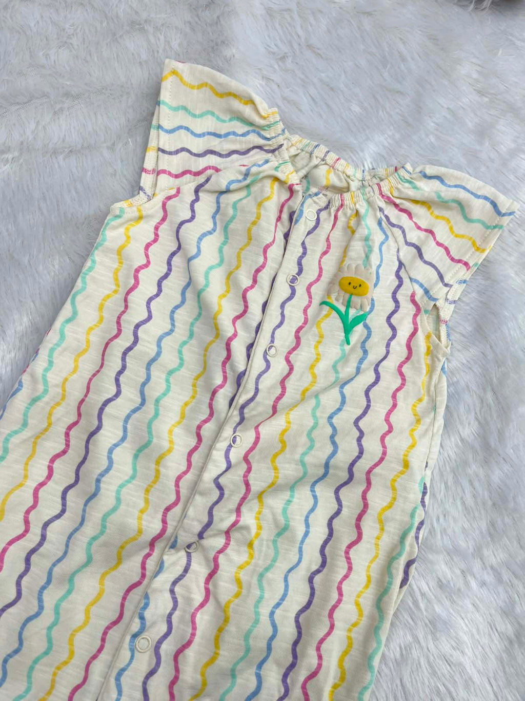 RAINBOW COLOURS HALF JUMPSUIT
