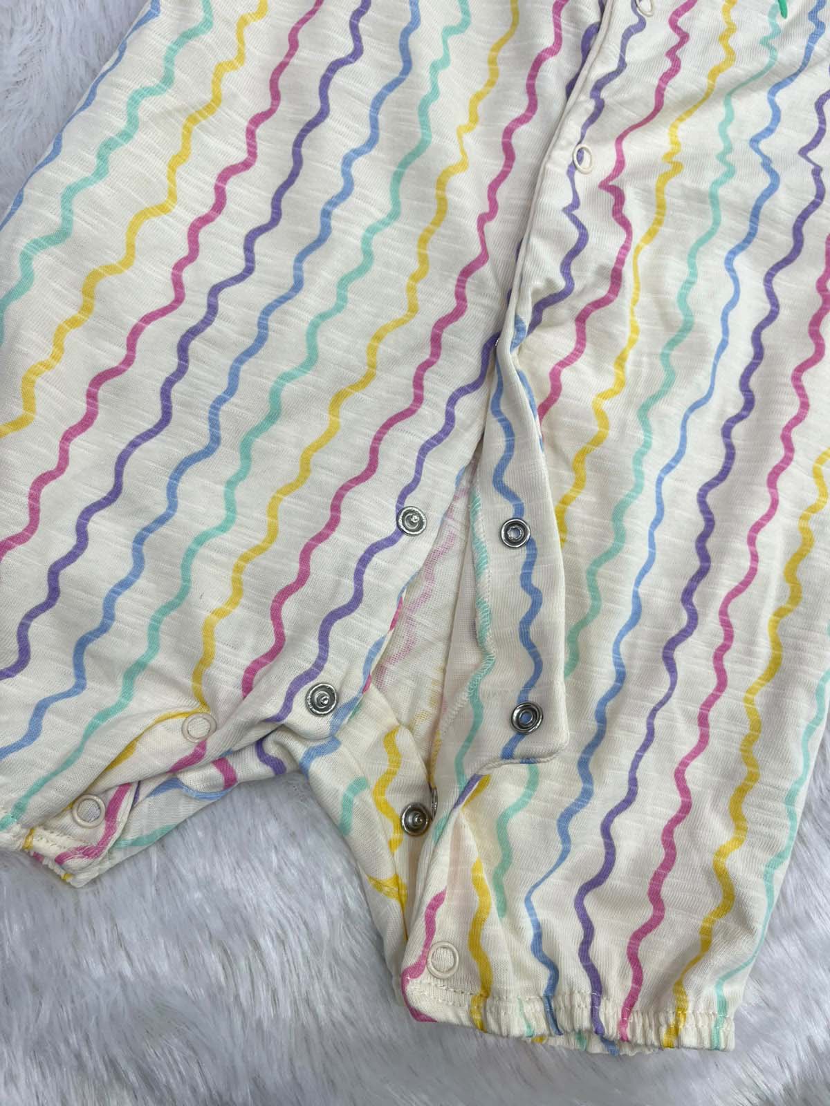 RAINBOW COLOURS HALF JUMPSUIT