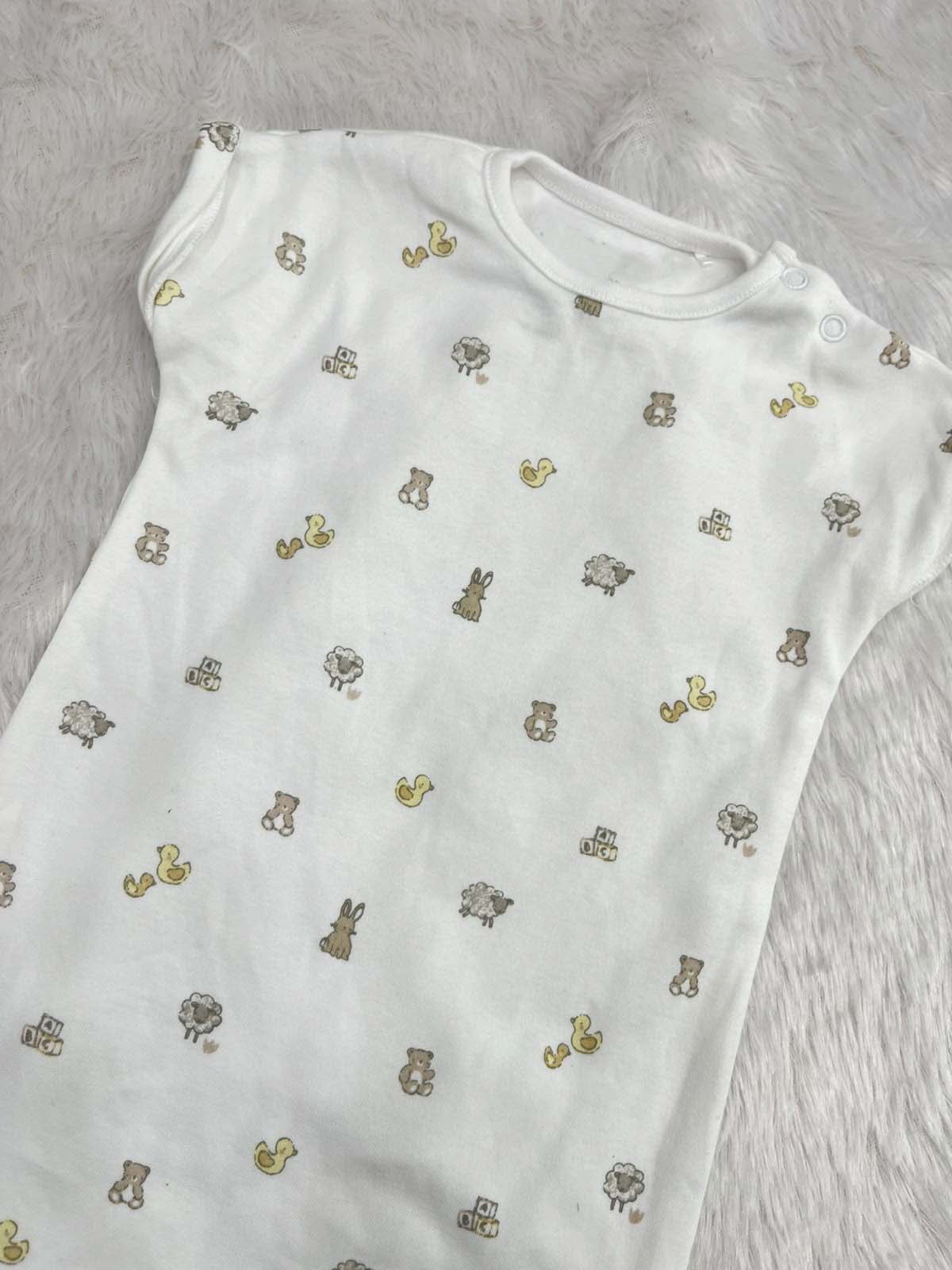 Yellow duck half jumpsuit