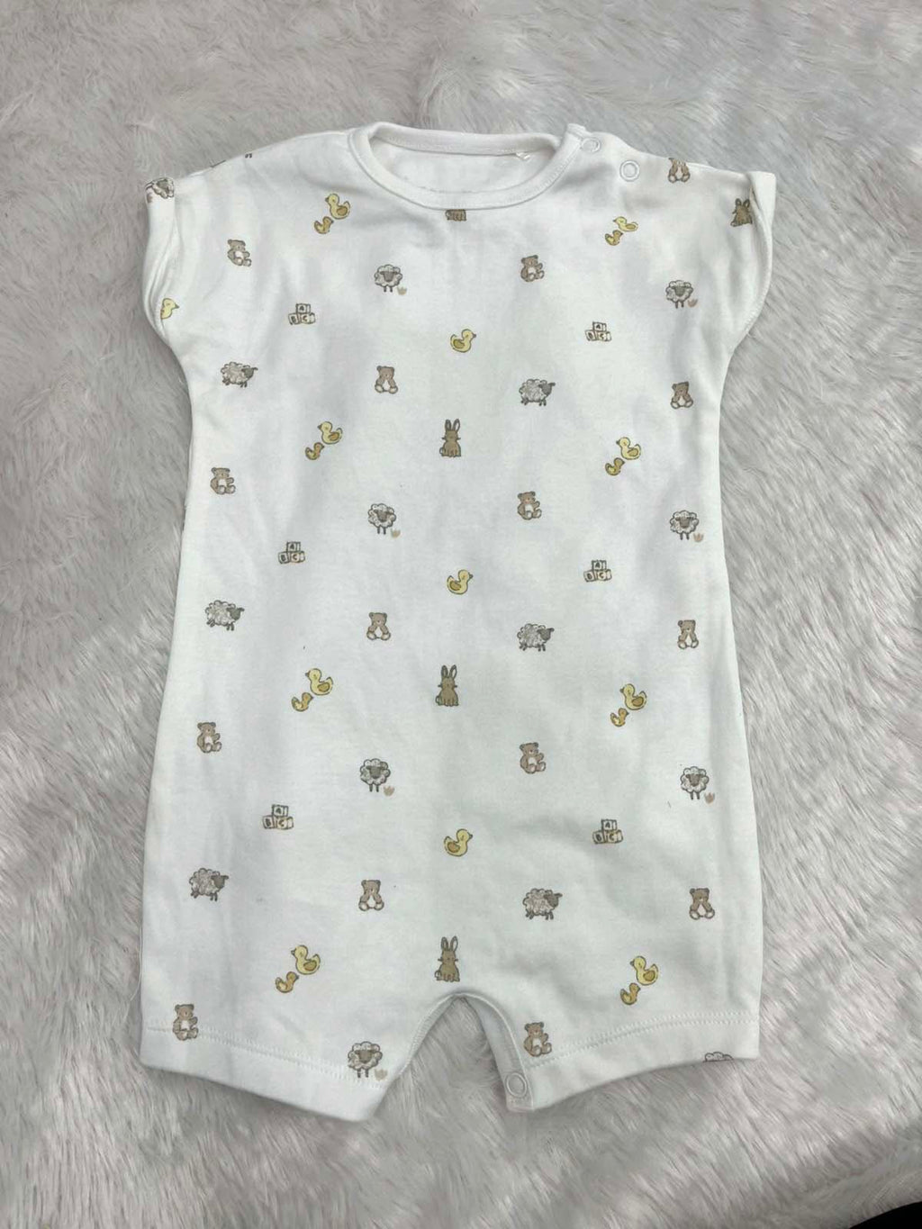Yellow duck half jumpsuit