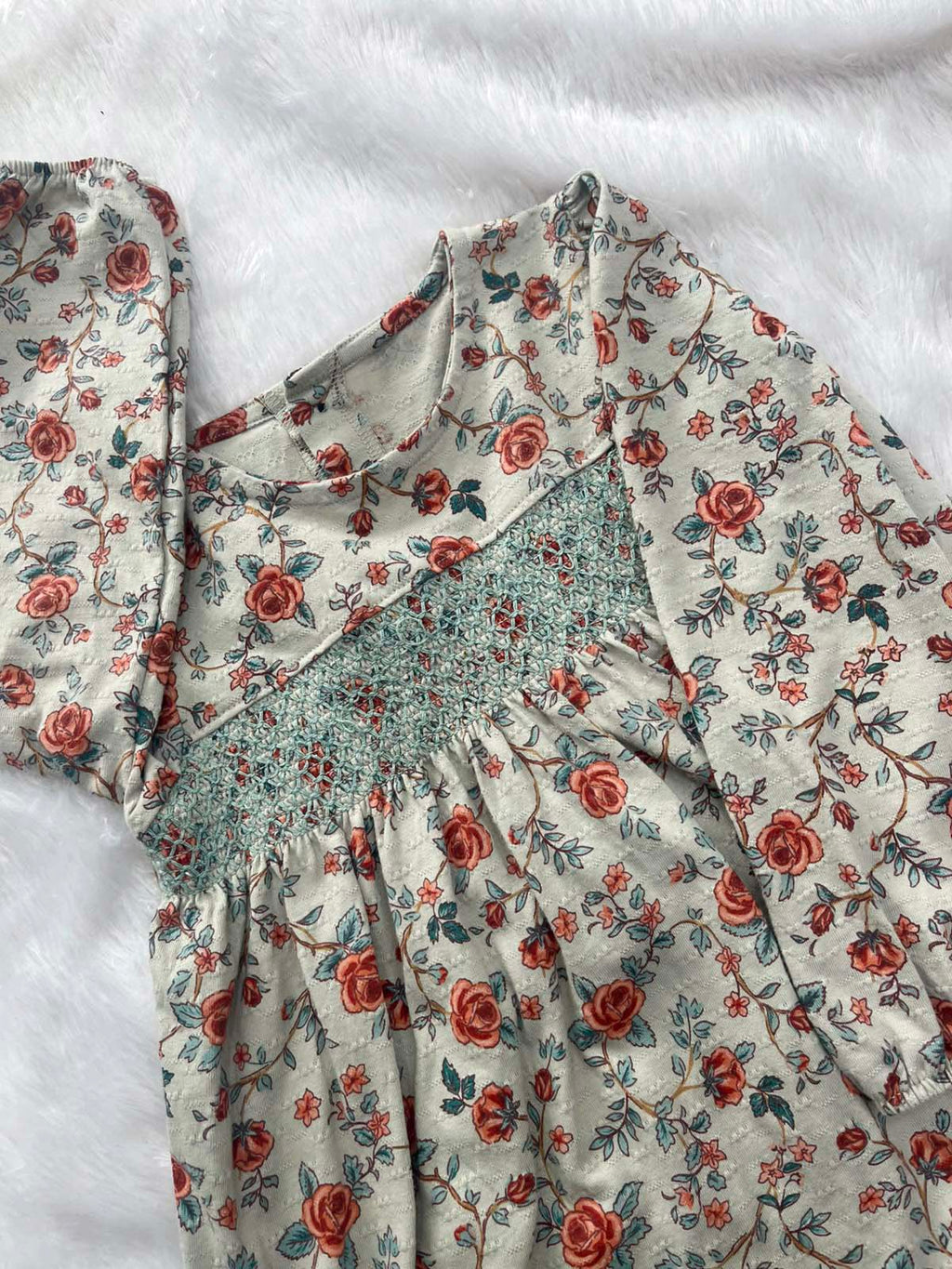 Floral princess-frock