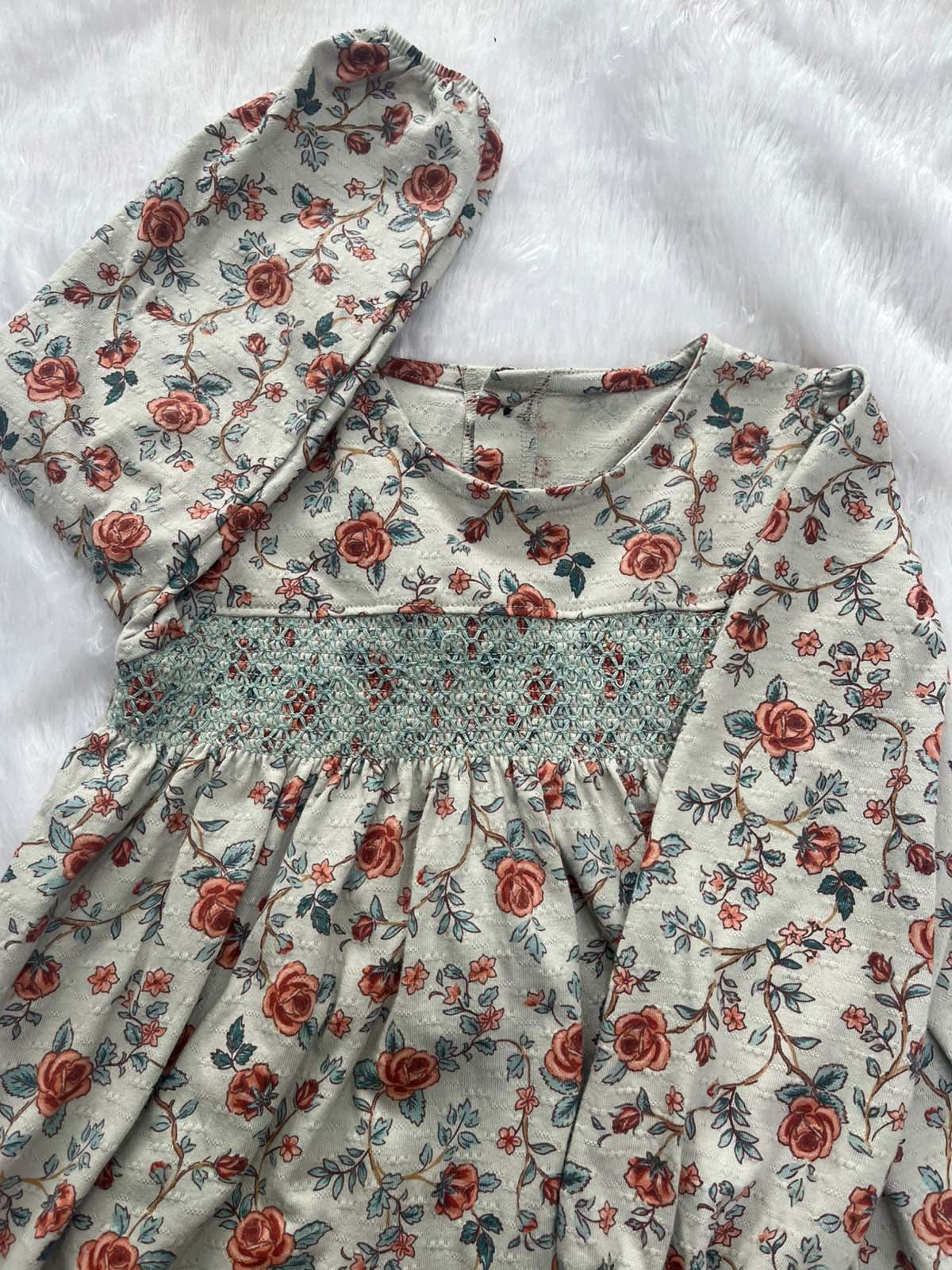 Floral princess-frock