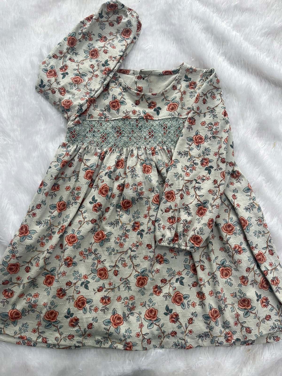 Floral princess-frock
