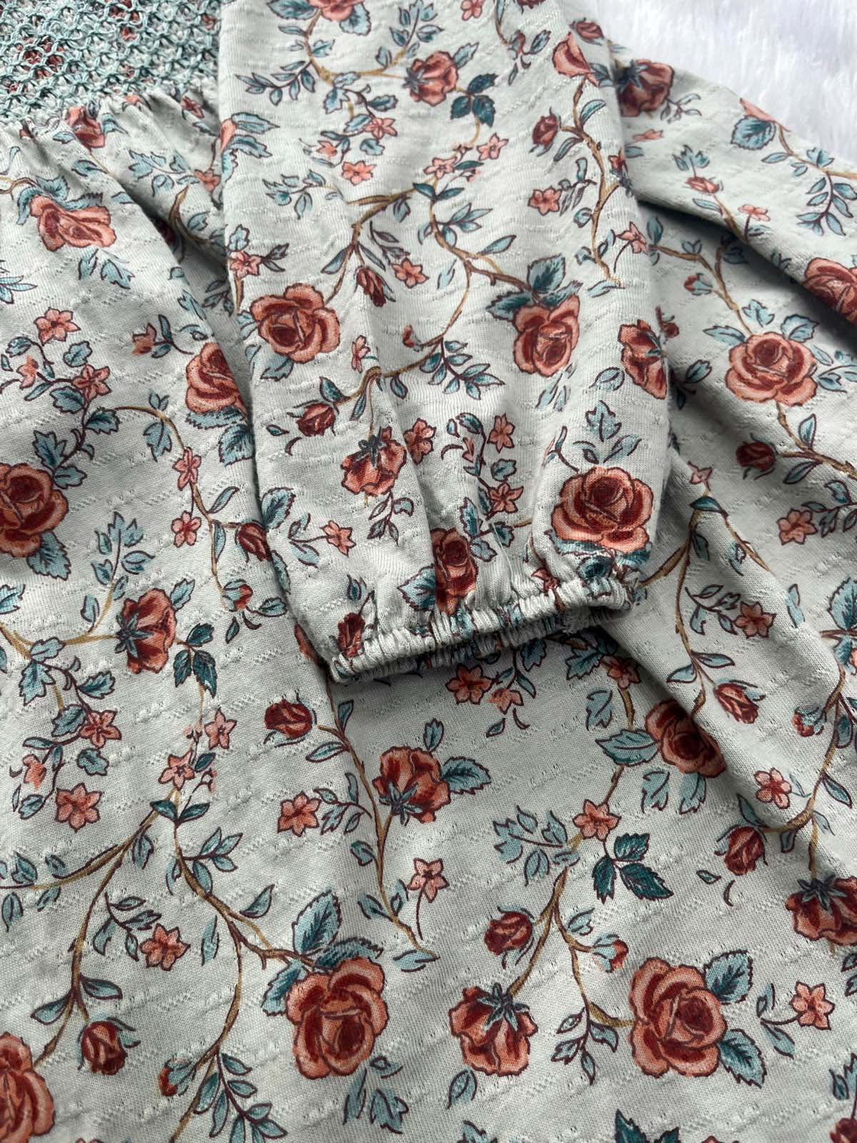 Floral princess-frock