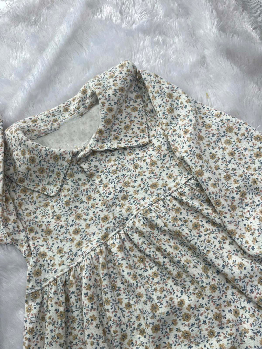 Floral collar frock
