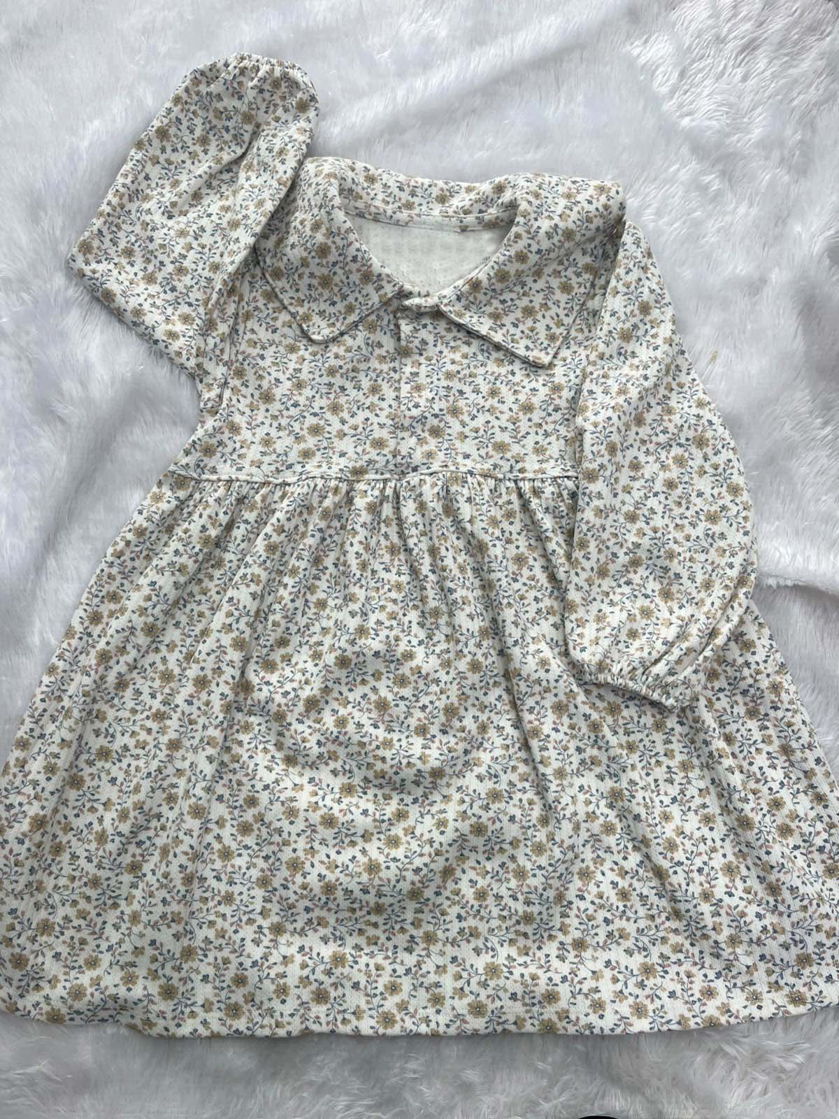 Floral collar frock