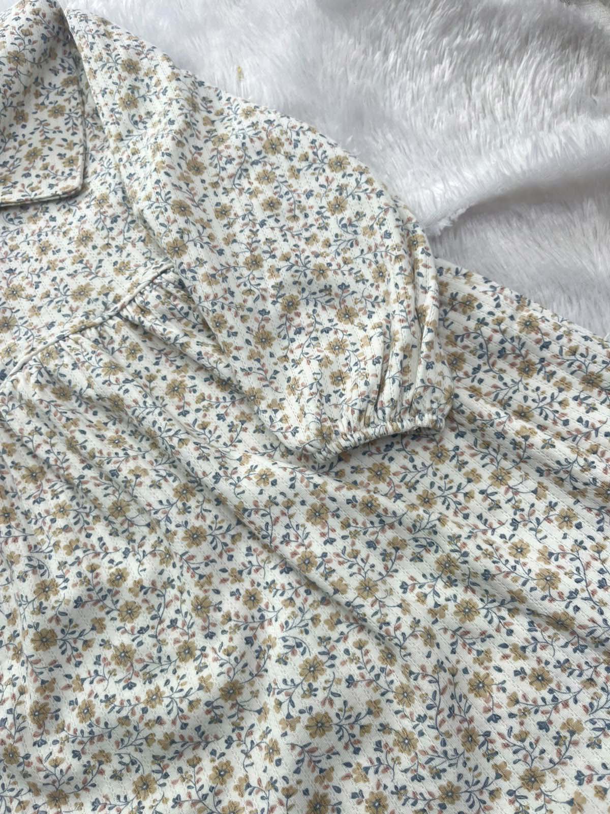 Floral collar frock