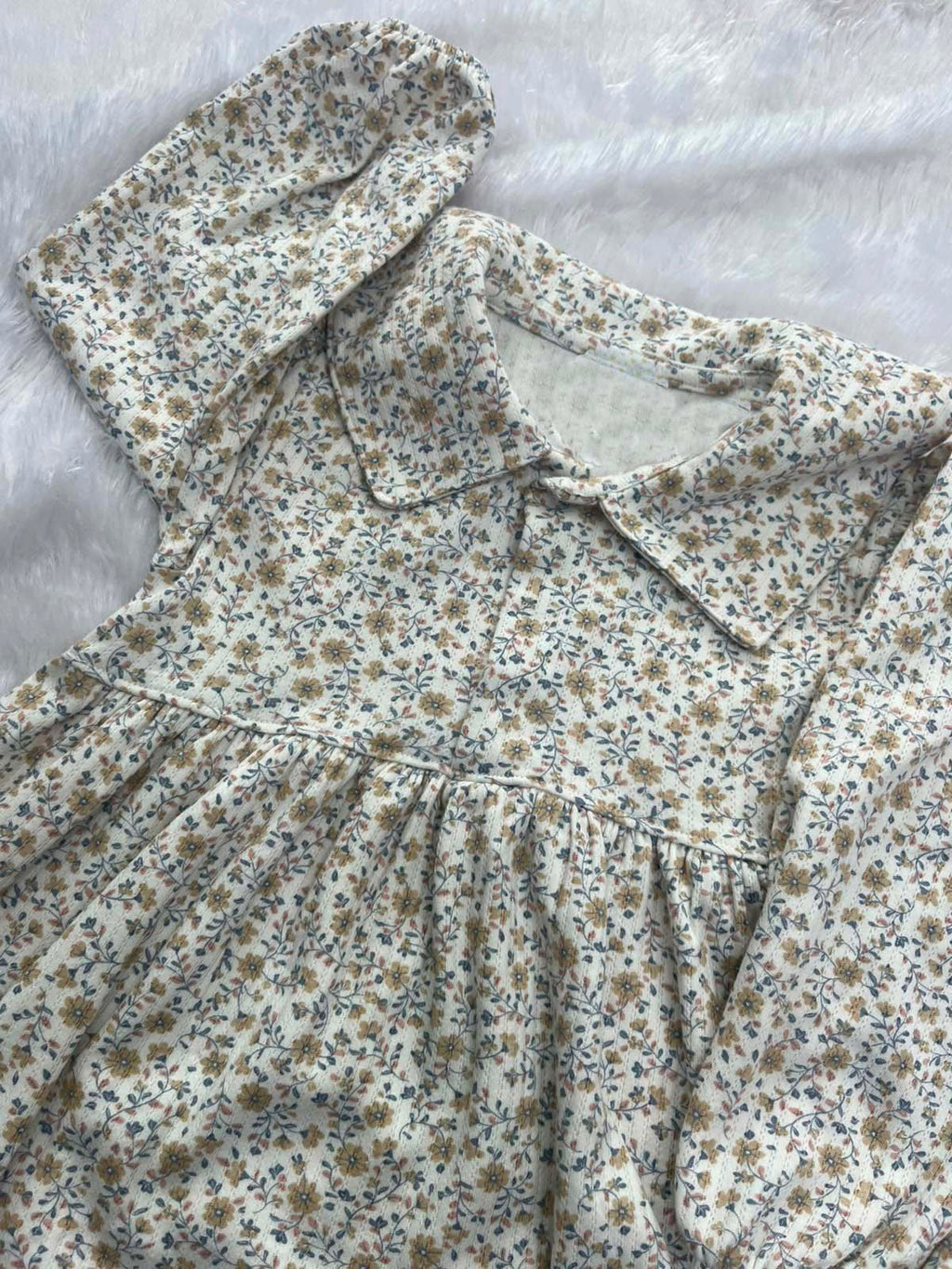 Floral collar frock