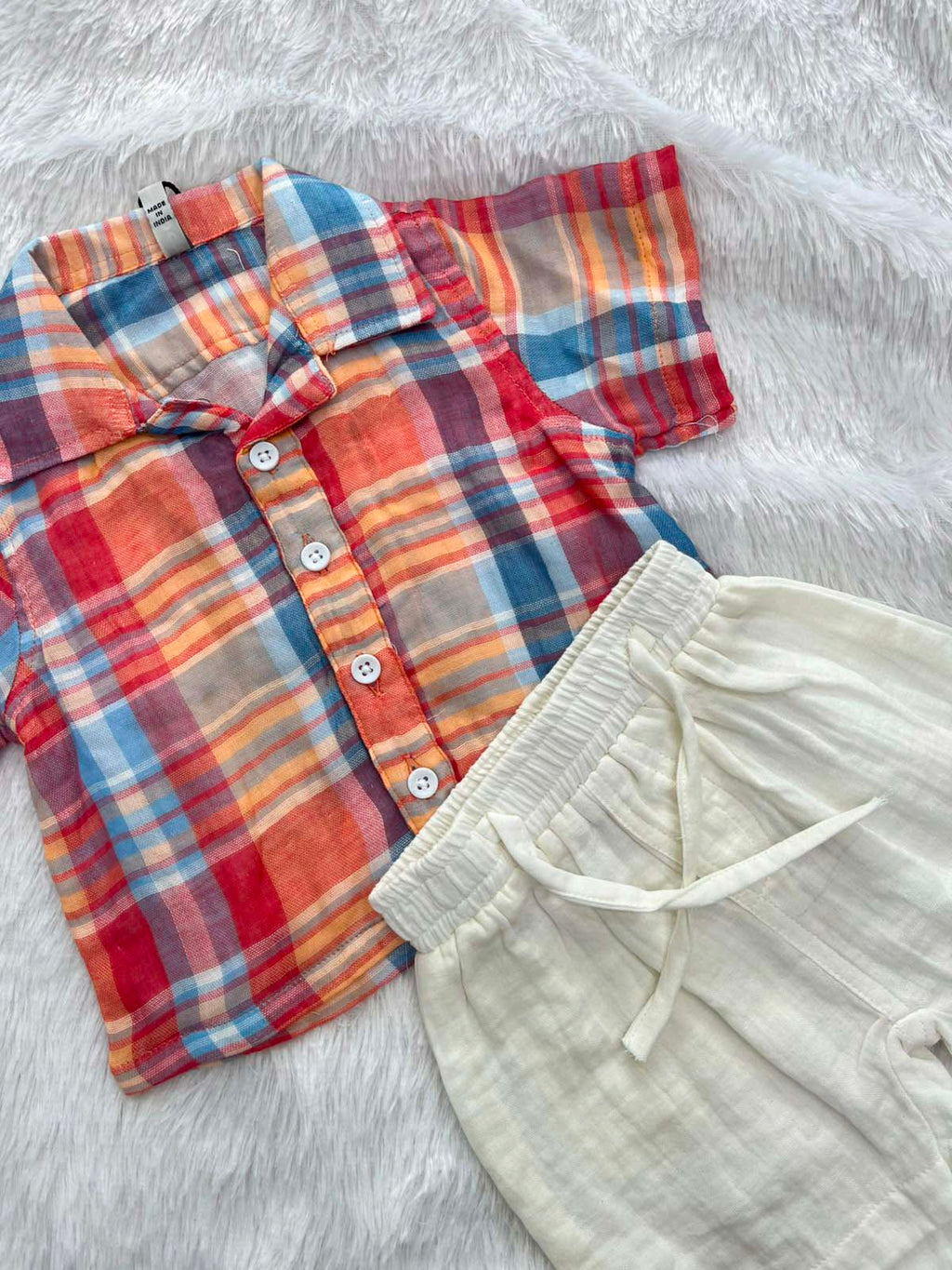 MULTI COLOUR CHECKERED CO ORD-1705