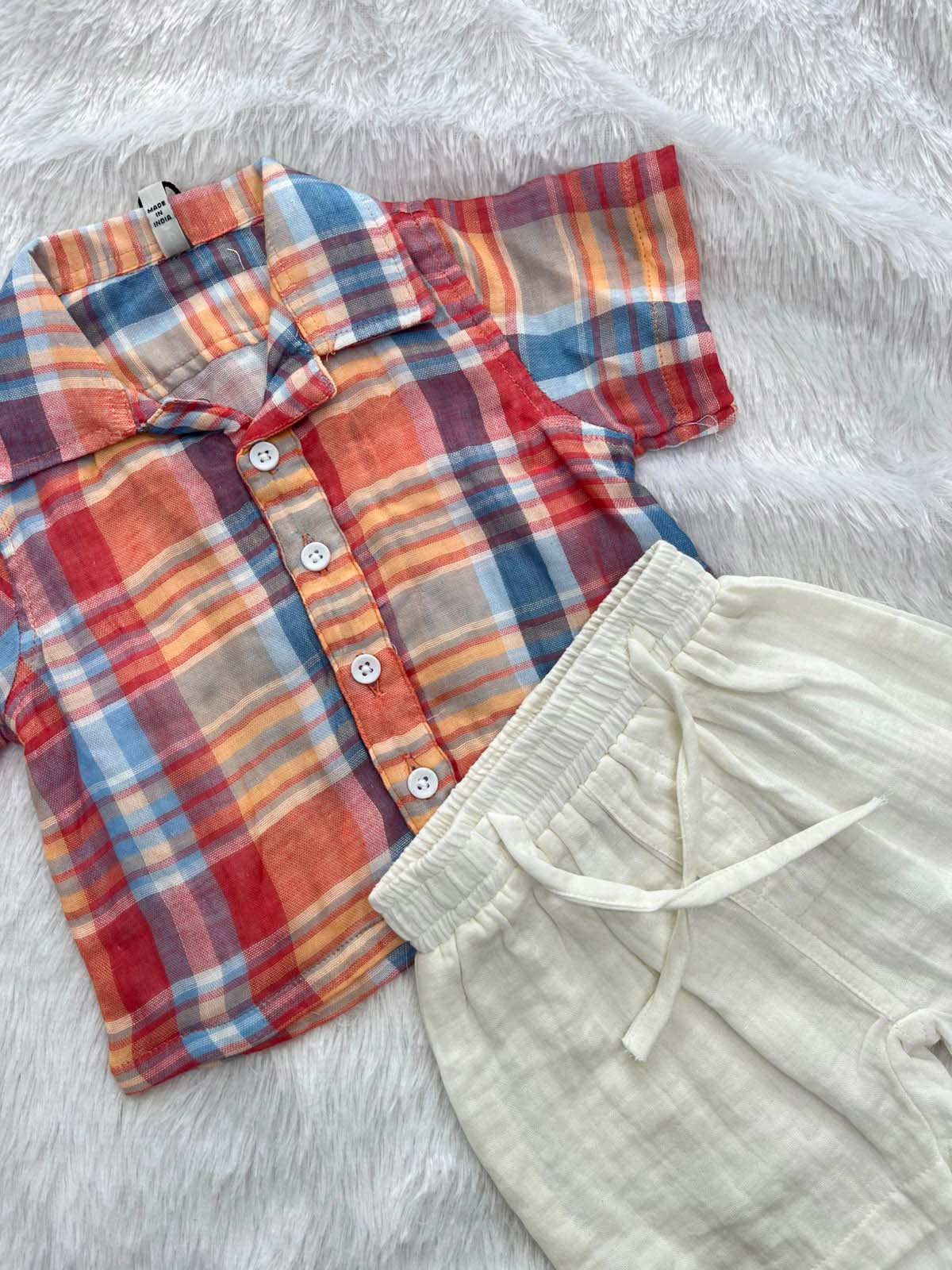 MULTI COLOUR CHECKERED CO ORD-1705