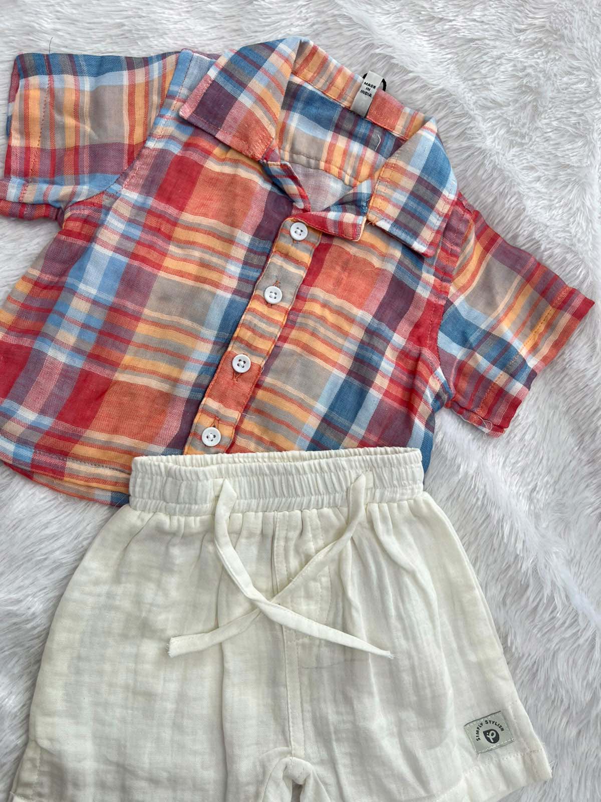 MULTI COLOUR CHECKERED CO ORD-1705