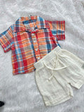 MULTI COLOUR CHECKERED CO ORD-1705
