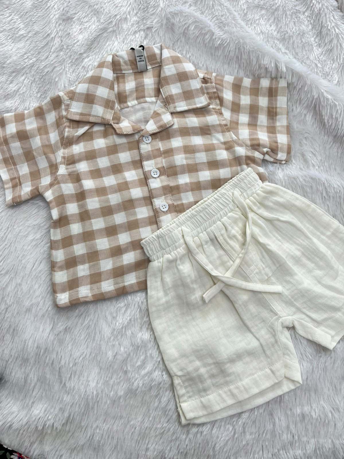 CHIKKU CHECKS CO ORD SET-1708
