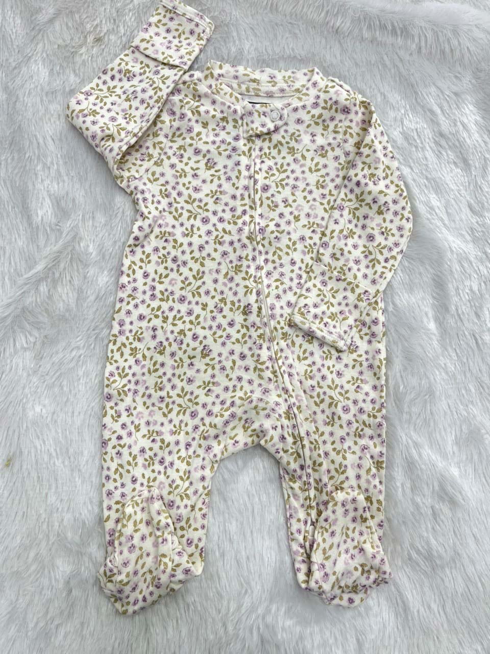 LAVENDER FLORALS ROMPER