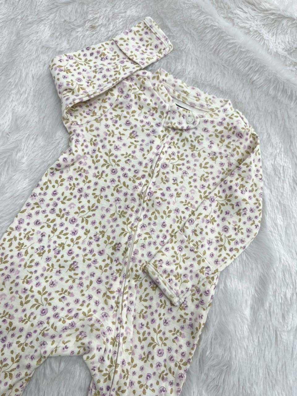 LAVENDER FLORALS ROMPER
