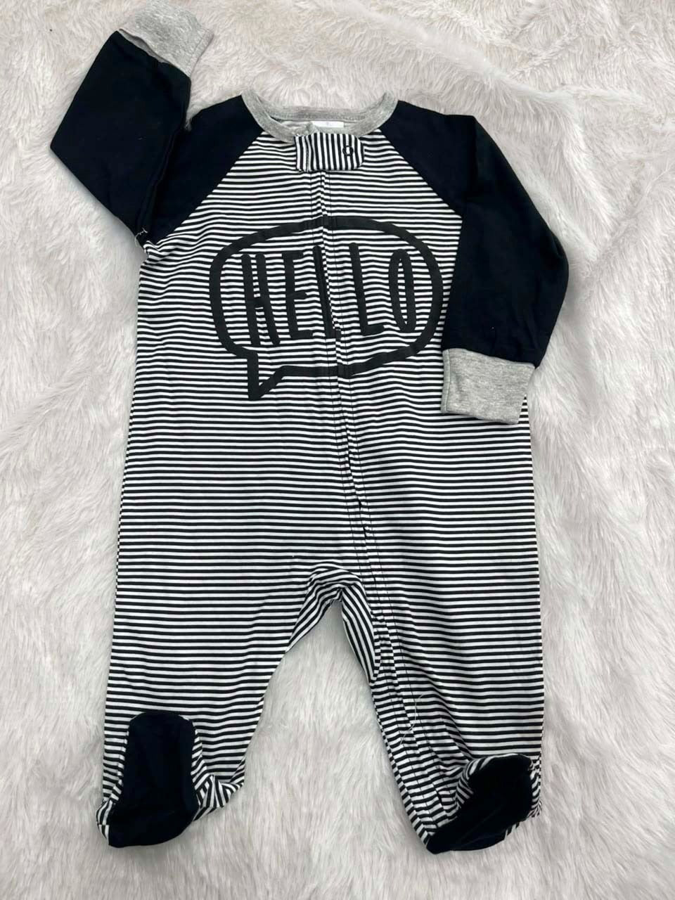 BLACK STRIPES HELLO