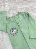 PASTEL GREEN MICKEY ROMPER